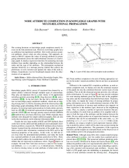 Node Attribute Completion in Knowledge Graphs with Multi-Relational
  Propagation