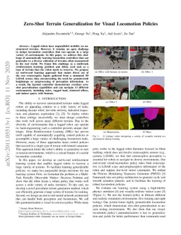 Zero-Shot Terrain Generalization for Visual Locomotion Policies