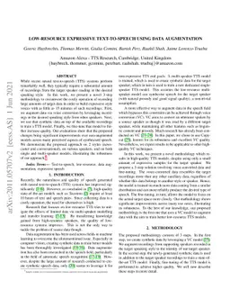 Low-resource expressive text-to-speech using data augmentation