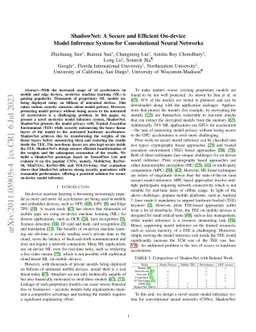 ShadowNet: A Secure and Efficient On-device Model Inference System for
  Convolutional Neural Networks