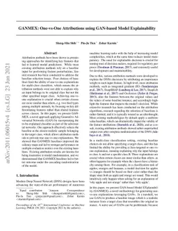 GANMEX: One-vs-One Attributions Guided by GAN-based Counterfactual
  Explanation Baselines