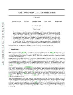 PoseTrackReID: Dataset Description