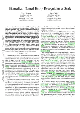 Biomedical Named Entity Recognition at Scale