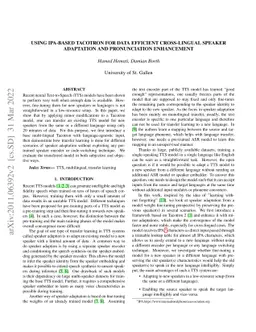 Using IPA-Based Tacotron for Data Efficient Cross-Lingual Speaker
  Adaptation and Pronunciation Enhancement