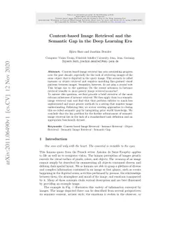 Content-based Image Retrieval and the Semantic Gap in the Deep Learning
  Era