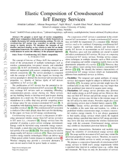 Elastic Composition of Crowdsourced IoT Energy Services