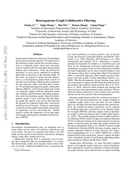 Heterogeneous Graph Collaborative Filtering