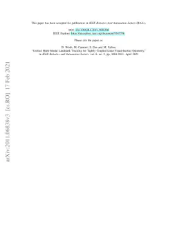 Unified Multi-Modal Landmark Tracking for Tightly Coupled
  Lidar-Visual-Inertial Odometry