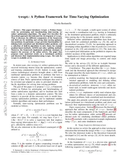 tvopt: A Python Framework for Time-Varying Optimization