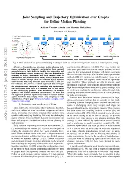 Joint Sampling and Trajectory Optimization over Graphs for Online Motion
  Planning