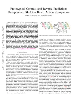 Prototypical Contrast and Reverse Prediction: Unsupervised Skeleton
  Based Action Recognition