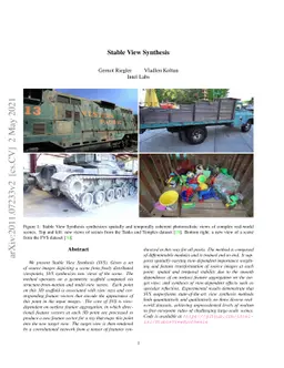 Stable View Synthesis