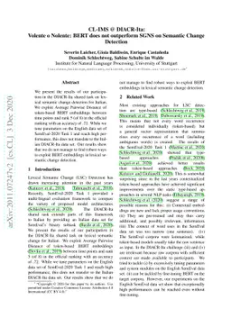 CL-IMS @ DIACR-Ita: Volente o Nolente: BERT does not outperform SGNS on
  Semantic Change Detection