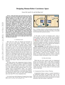 Designing Human-Robot Coexistence Space
