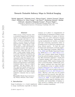 Towards Trainable Saliency Maps in Medical Imaging