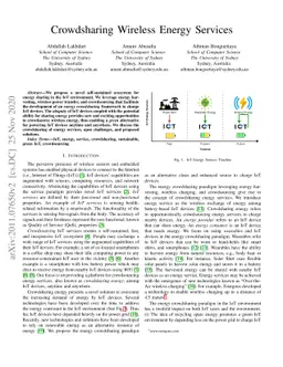 Crowdsharing Wireless Energy Services