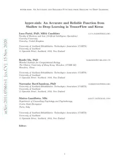 hyper-sinh: An Accurate and Reliable Function from Shallow to Deep
  Learning in TensorFlow and Keras