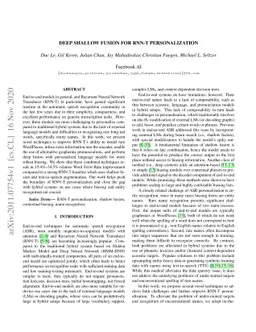 Deep Shallow Fusion for RNN-T Personalization