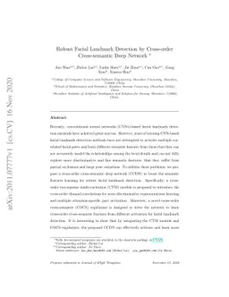Robust Facial Landmark Detection by Cross-order Cross-semantic Deep
  Network