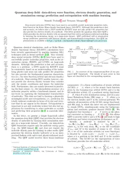 Quantum deep field: data-driven wave function, electron density
  generation, and atomization energy prediction and extrapolation with machine
  learning