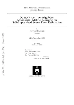 Do not trust the neighbors! Adversarial Metric Learning for
  Self-Supervised Scene Flow Estimation