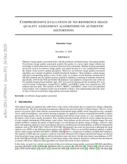 Comprehensive evaluation of no-reference image quality assessment
  algorithms on authentic distortions