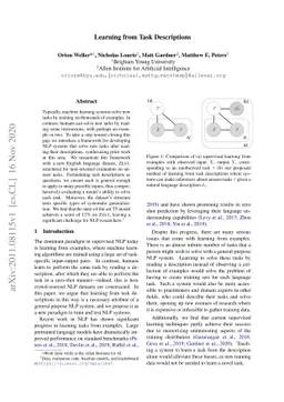 Learning from Task Descriptions