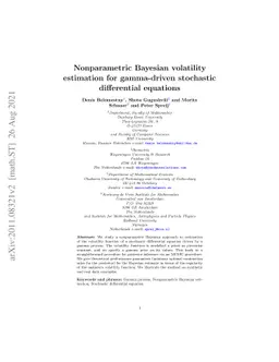 Nonparametric Bayesian volatility estimation for gamma-driven stochastic
  differential equations