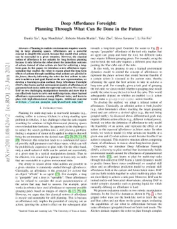 Deep Affordance Foresight: Planning Through What Can Be Done in the
  Future