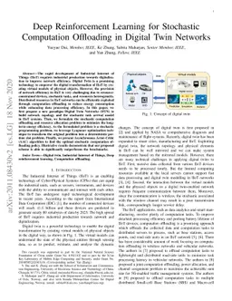 Deep Reinforcement Learning for Stochastic Computation Offloading in
  Digital Twin Networks