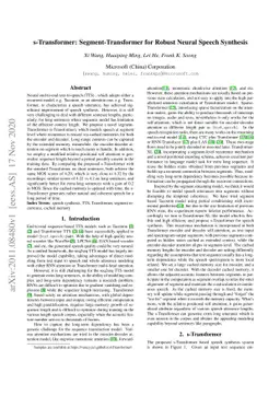 s-Transformer: Segment-Transformer for Robust Neural Speech Synthesis