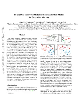 DS-UI: Dual-Supervised Mixture of Gaussian Mixture Models for
  Uncertainty Inference