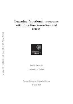 Learning functional programs with function invention and reuse