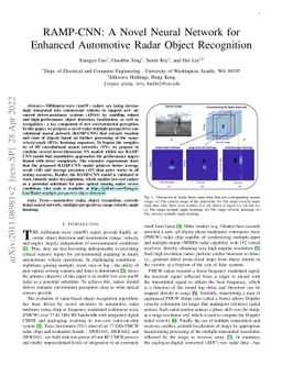 RAMP-CNN: A Novel Neural Network for Enhanced Automotive Radar Object
  Recognition