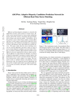 ADCPNet: Adaptive Disparity Candidates Prediction Network for Efficient
  Real-Time Stereo Matching