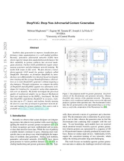 DeepNAG: Deep Non-Adversarial Gesture Generation