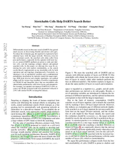 Stretchable Cells Help DARTS Search Better