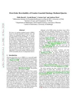 First-Order Rewritability of Frontier-Guarded Ontology-Mediated Queries