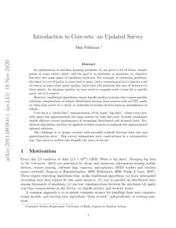 Introduction to Core-sets: an Updated Survey