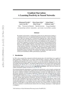 Gradient Starvation: A Learning Proclivity in Neural Networks