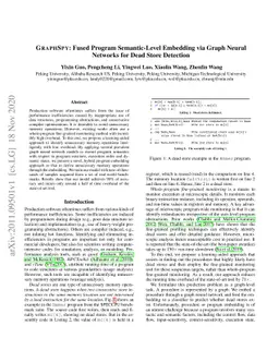 GRAPHSPY: Fused Program Semantic-Level Embedding via Graph Neural
  Networks for Dead Store Detection