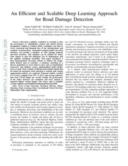 An Efficient and Scalable Deep Learning Approach for Road Damage
  Detection