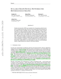 Scalable Graph Neural Networks for Heterogeneous Graphs