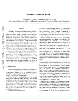 Multi-Task Adversarial Attack