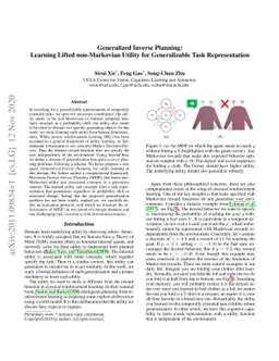 Generalized Inverse Planning: Learning Lifted non-Markovian Utility for
  Generalizable Task Representation