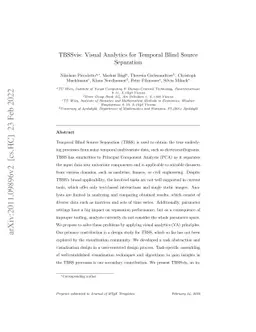 TBSSvis: Visual Analytics for Temporal Blind Source Separation