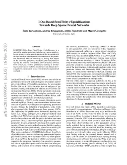 LOss-Based SensiTivity rEgulaRization: towards deep sparse neural
  networks