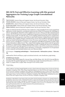 MG-GCN: Fast and Effective Learning with Mix-grained Aggregators for
  Training Large Graph Convolutional Networks