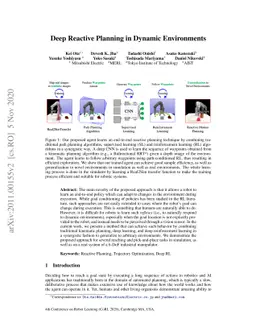 Deep Reactive Planning in Dynamic Environments