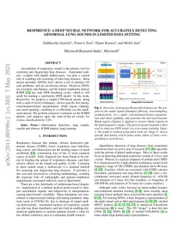 RespireNet: A Deep Neural Network for Accurately Detecting Abnormal Lung
  Sounds in Limited Data Setting